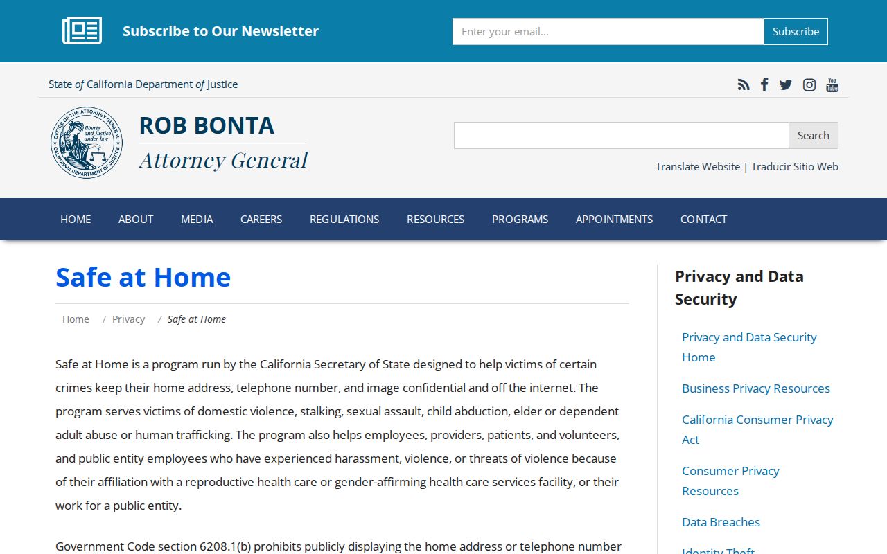 Lemon Grove neighbors privacy research through Safe at Home guidance
